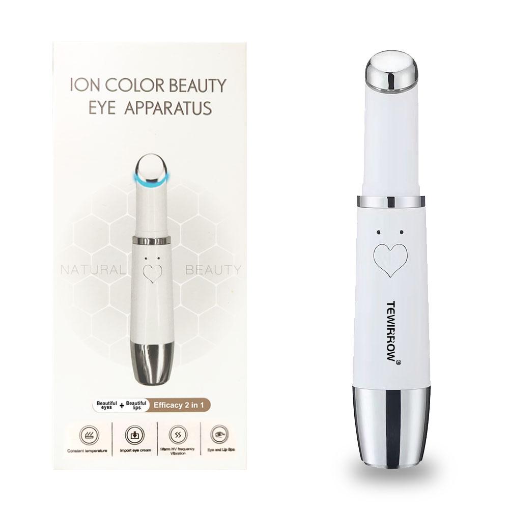 TEWIRROW Ионный массажер для лица для глаз, против старения, против морщин под глазами и для удаления темных кругов
