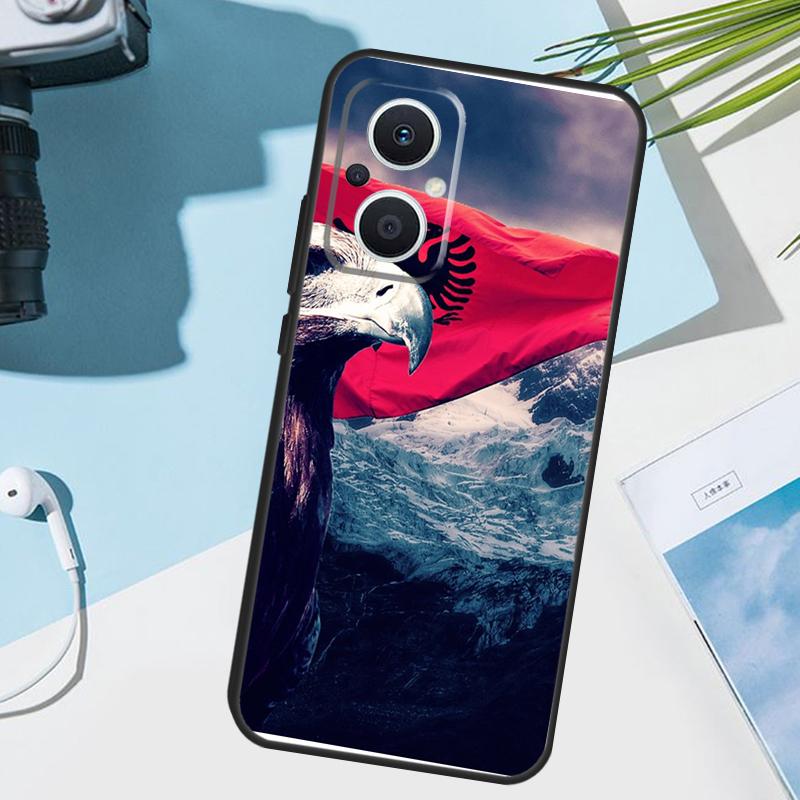 Чехол-обложка с орлом флага Албании для OPPO Reno 14 F 13 12 11 10 Pro 11F 12F 13F 7 8 Lite Чехол для OPPO Find X9 X8 X6 X5 Pro