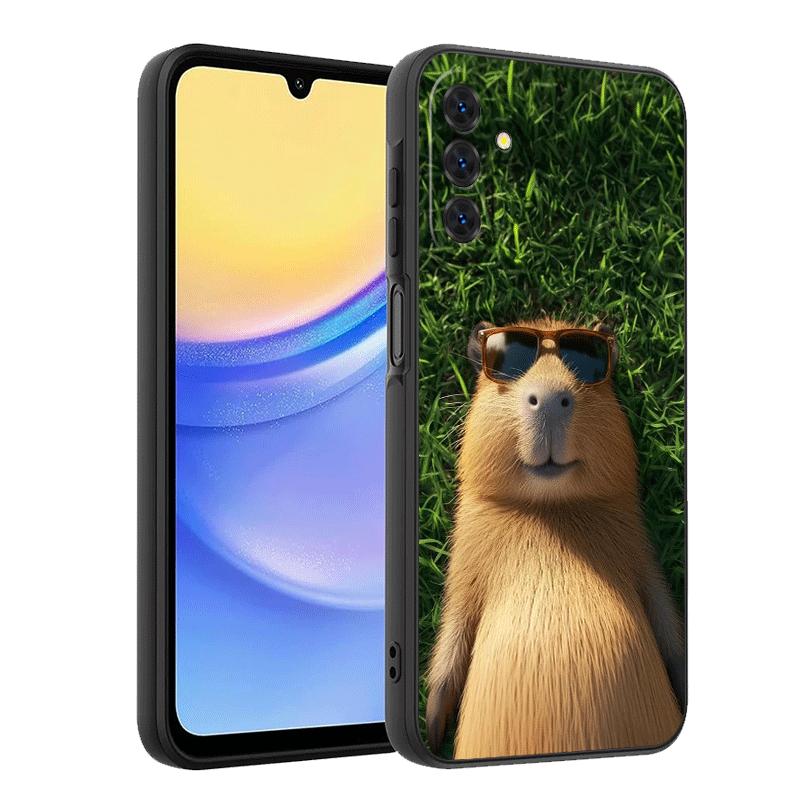 Animal Capybara Cute Soft Phone Case for Samsung A17 A37 A57 A16 A26 A36 A56 A15 A25 A35 A55 A14 A24 A34 A54 A13 A23 A33 A53 A52
