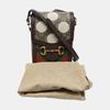 [Pre-Owned] Horsebit 1955 Vintage Logo Colorful Geometric Print Canvas And Leather Mini Shoulder Bag - Good #1SSEUP4