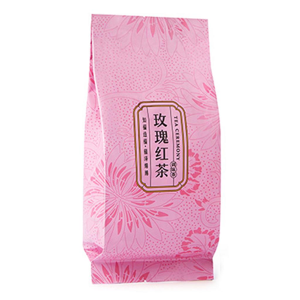 Rose Black Tea Bag Triangular Packaging Low Temperature Roasting Aromatic Fragrant Flower Flavored Tea