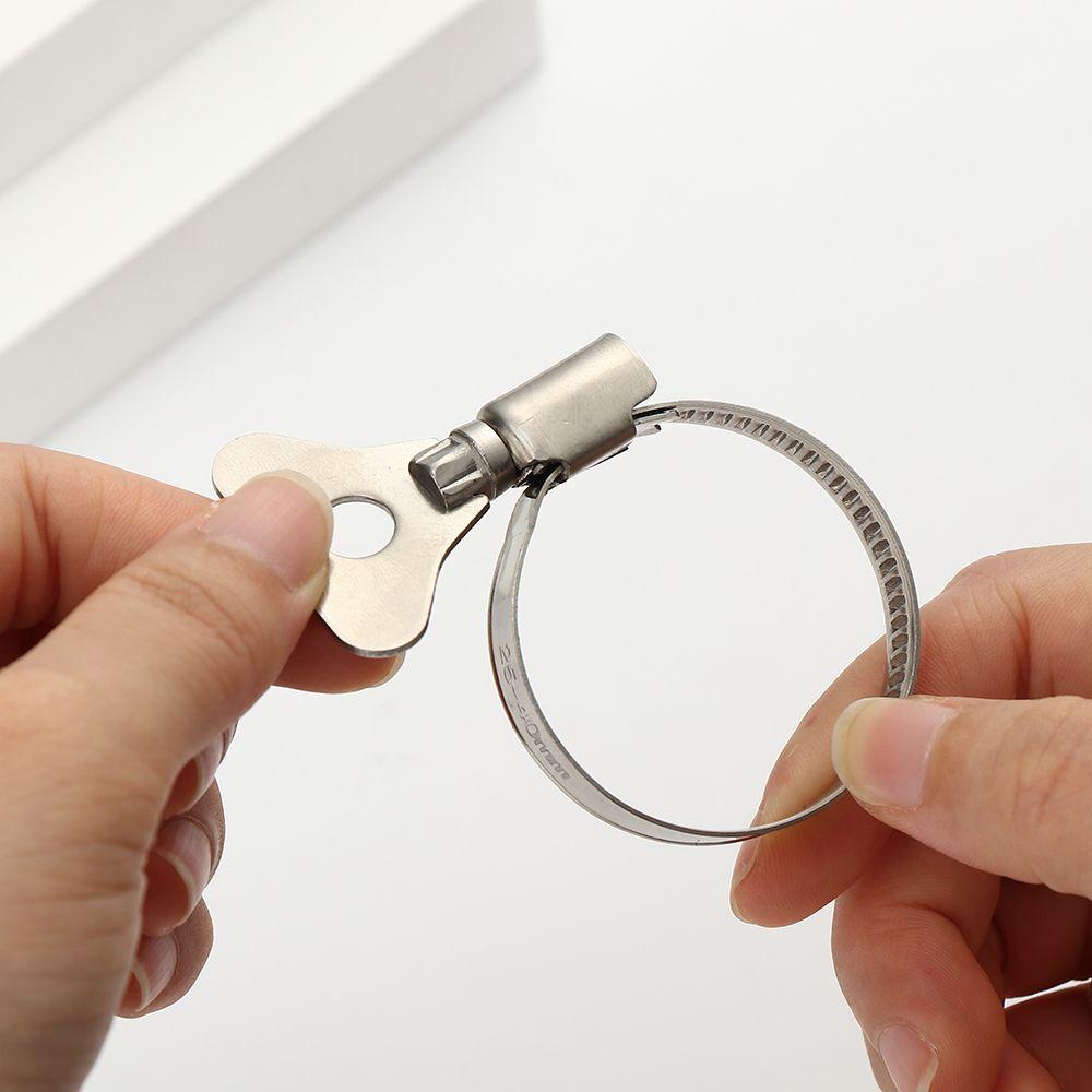 1Pcs Useful Welding Handle Repair Tool Hardware Exhaust Pipe Clip T Bolt Hose Clamps Stainless Steel