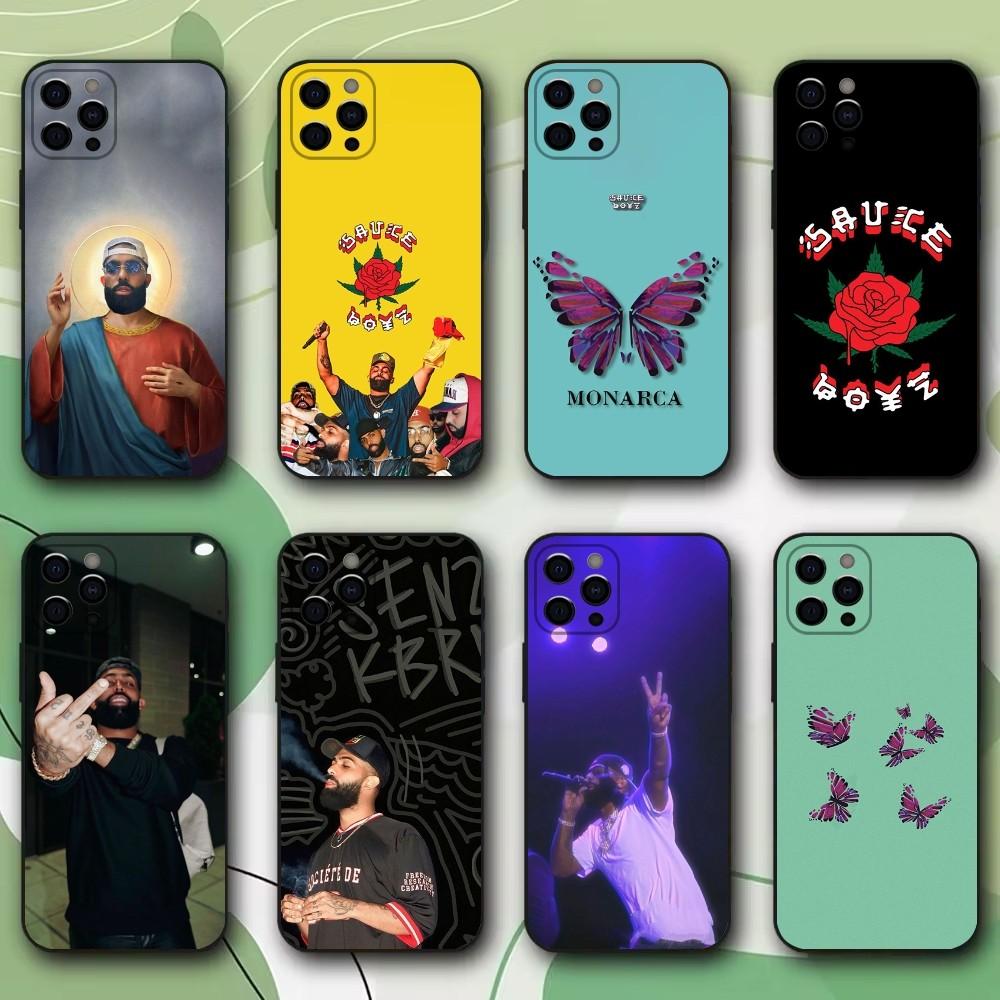 Чехол для телефона E-Eladio Carrion Sauce Boyz для iPhone 16,15,14,13,12,11,Pro,X,XS,Max,XR,Plus,Mini Мягкий черный чехол