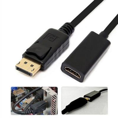 Новый кабель DP Displayport HDMI-совместимый гнездовой - штекерный адаптер-конвертер для ПК HP/DELL