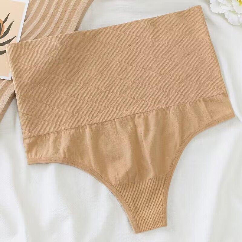 Women Elastic Slim High Waist T-string Knickers Lingerie Briefs Underwear Panties