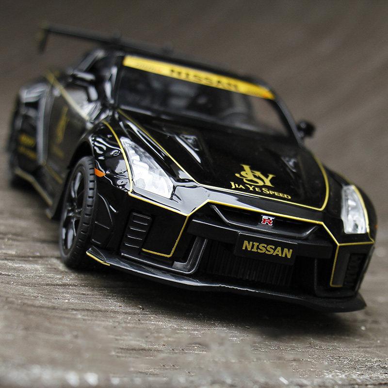 1/22 Nissan Skyline Ares GTR R35 гоночные литые игрушечные машинки игрушечные литые модели автомобилей коллекция звук и свет детские игрушки