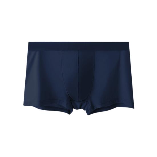 Мужское нижнее белье боксеры Эластичный дизайн со средней посадкой Однотонные шорты трусы U-выпуклые Тонкие мягкие трусики Повседневная носка