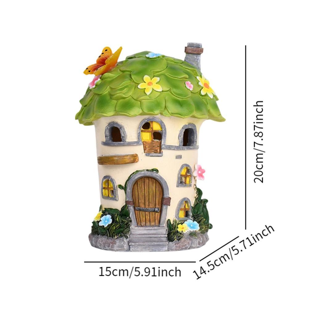 Садовая грибная статуя, скульптура из смолы, солнечная скульптура для домашнего газона, патио