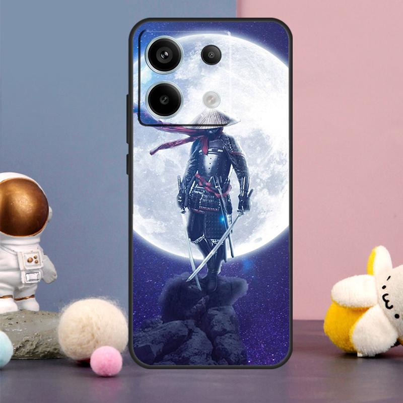 Япония Чехол Самурай Ниндзя Для Xiaomi Redmi Note 14 13 9 10 11 12 15 Pro Plus Redmi 15 15C 14C 10C 12C 13C Обложка