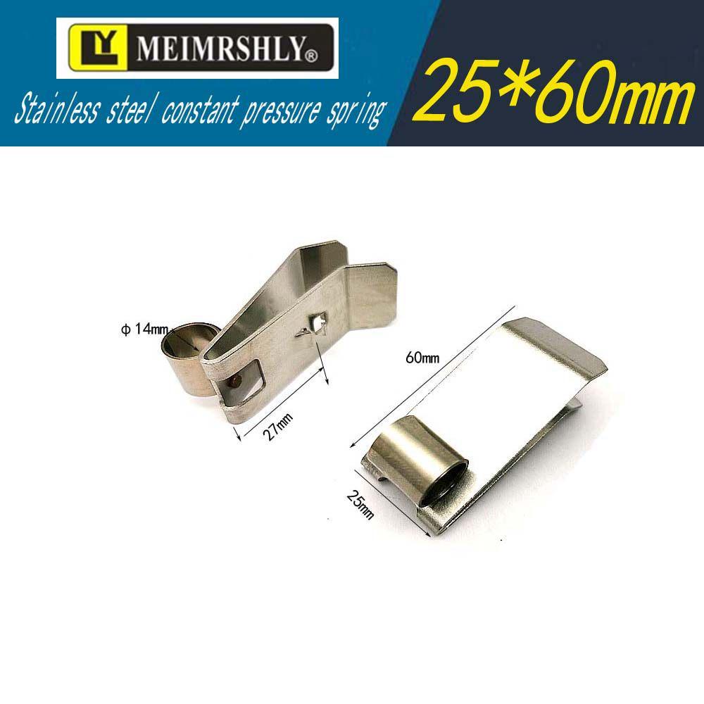 JR Motor Carbon Brush Holder Grip Bracket with Constant Force Spring, Aluminum Copper, 25*32*60 mm.