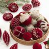 Glitter Christmas Hanging Balls Shatterproof Merry Christmas Decor  Holiday Festive