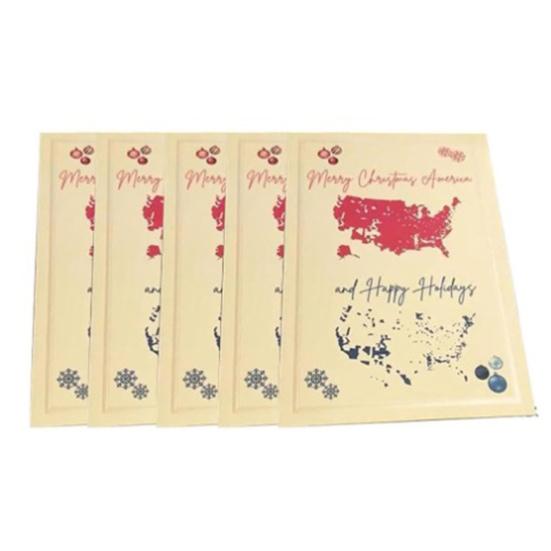 Счастливого Рождества, Америка! Открытка к президентским выборам 2024 года! Поздравительная открытка к патриотическому празднику!