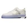 AF1 Air Force 1: Чисто-белые низкие кеды для женщин и мужчин цвета пшеницы - Повседневный стиль для пары.