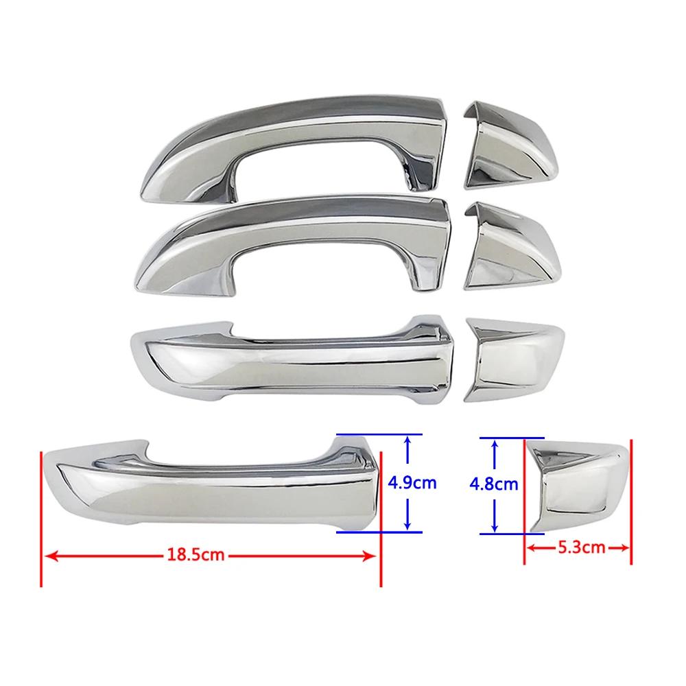 For Volkswagen VW Sharan MK2 7N 2010-2019 ABS Crhrome Door Handle Cover Trim Door Bowl Cover 2011 2012 2013 2014 2015 2016 2017