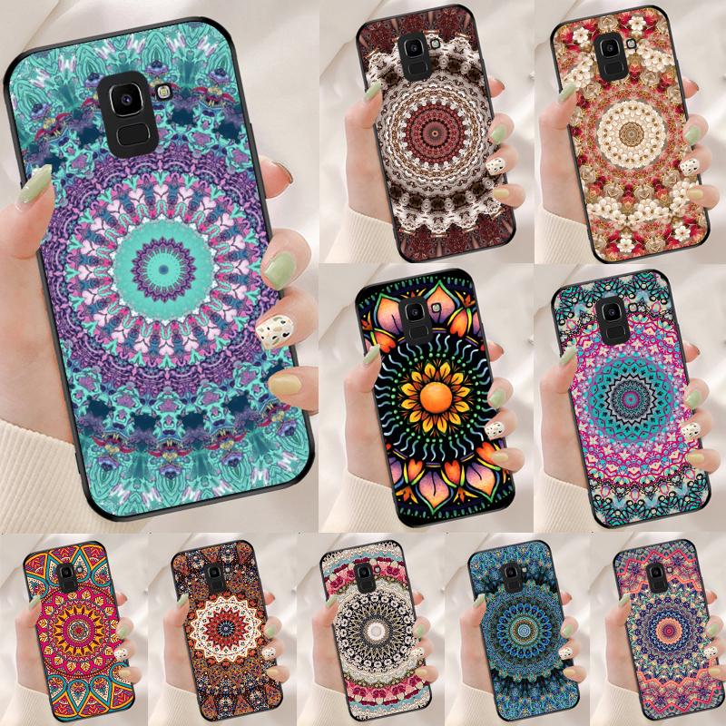 Цветочный дизайн Мандала Для Samsung Galaxy M14 M34 M54 M20 M06 M16 M12 M13 M15 M35 M55 M33 M53 M21 M31 M32 M52 Чехол