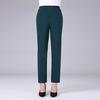 Fashion Women'S High Waist Elastic Deep Straight Pants Casual Pants