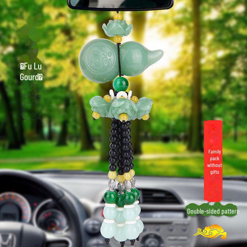 Автомобильная подвеска в стиле Тан: Украшение для зеркала заднего вида в китайском стиле для безопасного и стильного салона автомобиля