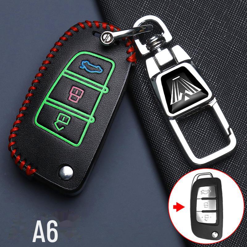 Чехол для автомобильного ключа Volkswagen, Chery, Citroen, Peugeot, Mitsubishi со специальной пряжкой