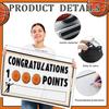 Basketball 1, 000 Points Banner  Personalized 1000 Points Memorial Banner Sign 2ft x 4ft Celebrate Party Supply Great Decoration for Award Banquet