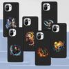 Demon Slayer Anime Case for Xiaomi 12S Ultra 12 Pro Mi 11 Lite 12X 9T Note 10 10T 9 SE Phone Casing Cover Silicone Black Soft