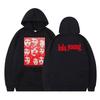 LOLA YOUNG Aesthetic Trendy Print Hoodie Long-sleeved Thick Harajuku Pullover Autumn and Winter Men Women Casual Loose Hoodies