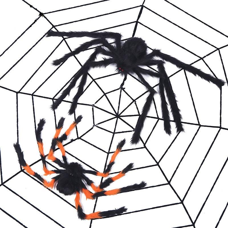 Супер большой плюшевый паук для вечеринки или украшений на Хэллоуин