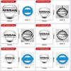 Автомобильная передняя решетка задний значок багажника логотип наклейка значок рулевого колеса Для Nissan Juke Leaf Micra Altima Maxima Patrol Sentra Teana