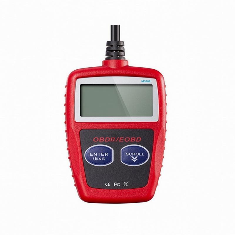 OBD2 ELM327 Автомобильный диагностический прибор Считывание кодов Сброс кодов Ремонт неисправностей двигателя Считыватель кодов MS309