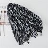 Korean Cotton & Linen Leopard Print Scarf - Autumn/Winter Dual-Purpose Tiger Pattern Shawl