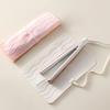 Folding Hair Curler Storage Bag Silicone Heat Resistant Mat  for Hair Care Tool