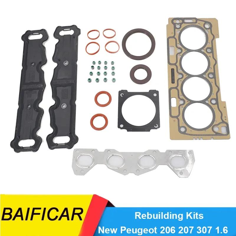 Baificar Brand New Genuine Engine Rebuilding Kits Full Gasket Set 0197P5 0197.P5 For New Peugeot 206 207 307 1.6