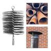 Chimney Brush Pipeline Wire Cleaning Brush Head Fireplace Flue Pipe Rust Removal Fireplaces Cleaning Tools Industrial Brush