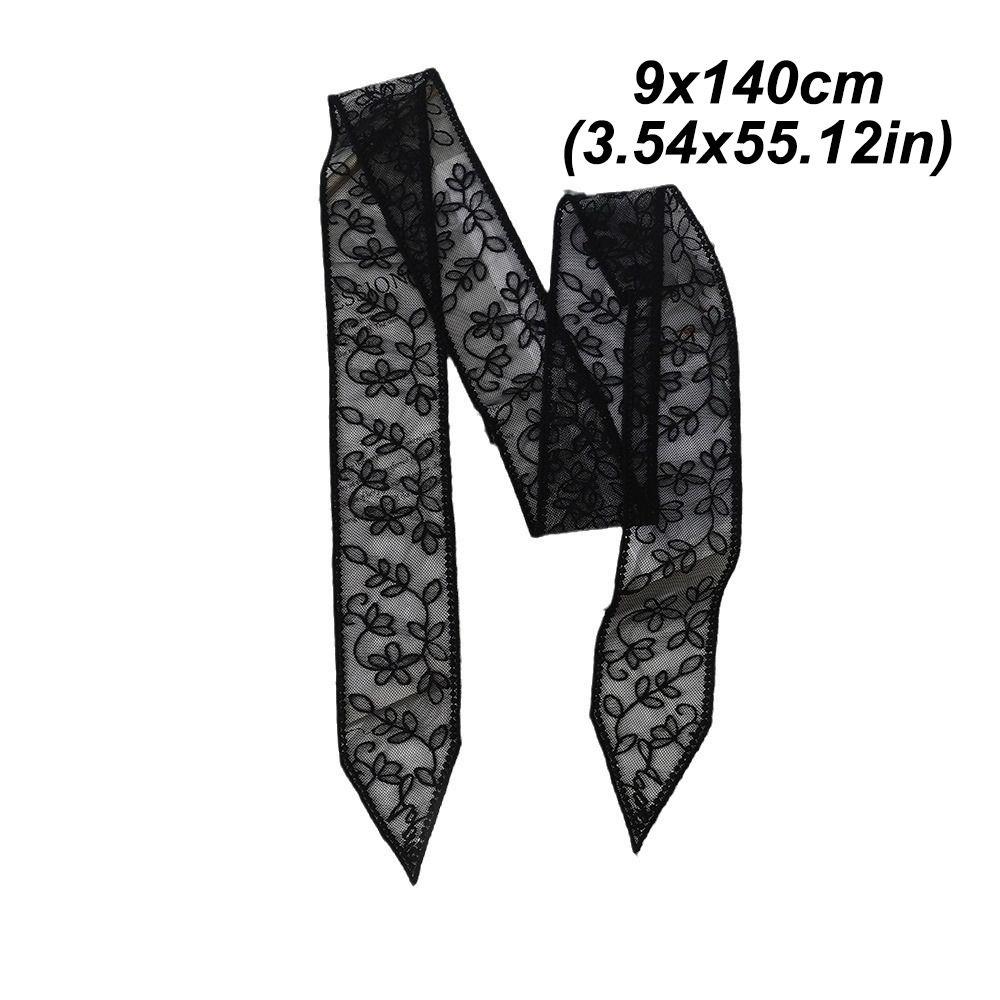 Korean Version Lace Scarf Embroidered Flower Sunscreen Shawl Cute Female Headscarf Summer