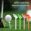 10 шт. гвоздей для гольфа, уменьшающих трение при вращении мяча, прочная пластиковая подставка для гольфа, устройство для уменьшения вращения мяча, аксессуары для гольфа