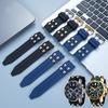 Резиновый ремешок для часов, совместимый с Invicta Russian Professional Divers, силиконовый, с металлическими шариками, браслет 26 мм