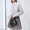 Charles & Keith Minimalist Small Square Boston Bag Women Handbags Black CK2-30782729