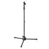 Sanwa Direct Microphone Stand, Straight Type, Clip-on, with Microphone Holder, Foldable, Up To 146cm, 1 Piece, 400-SPST3