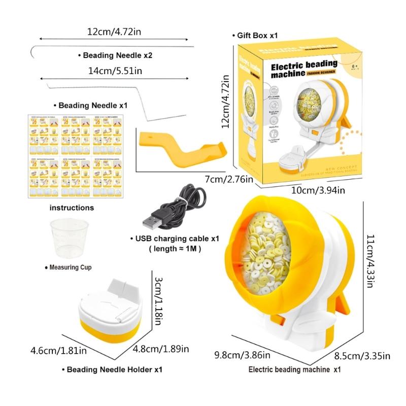Электрический спиннер для глиняных бусин, набор спиннера для бусин для изготовления ювелирных изделий, браслетов, ожерелий, поделок для талии, USB спиннер для бусин