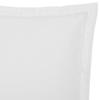 Taie d'oreiller - Harmonie - Percale de coton - 63 x 63 cm - Blanc