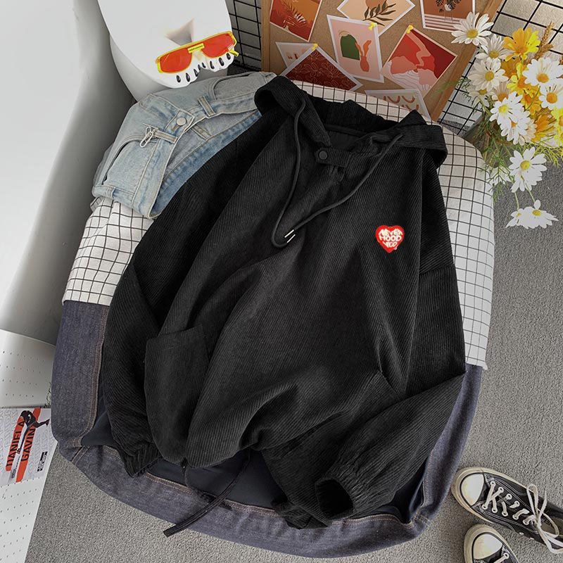 Women's Hooded Sweatshirt Winter Thickened Hooded Pullover Sweatshirt