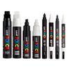 POSCA 8 Pack (PC-17K, PC-8K, PC-5M, PC-3M) Black &