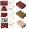 Portable Heated Shawl,Heated Shawl Wraps For Women Ultra Cozy Washable Throw Blanket Warmth Products For Traveling 150x80cm
