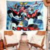 Personalized UFO Robo Grendizer Background Tapestry,Custom Name Birthday Party,Multifunctional Wall Decoration for Home Decor,Various Occasions