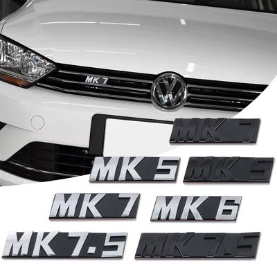 Car Front Grille Badge Label Stickers Auto 3D Metal Letters Emblem Exterior Decor Accessories For Volkswagen VW K5 MK6 MK7 MK7.5 OO1 Vngk1