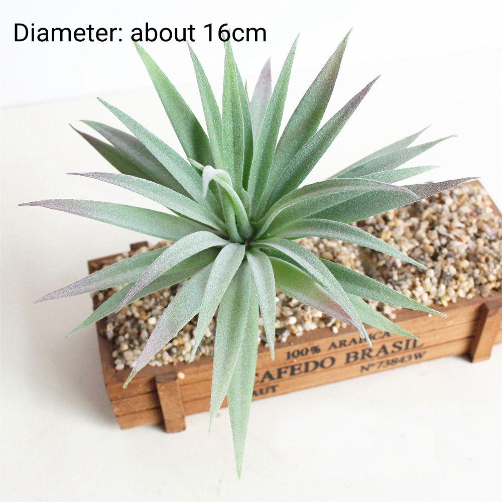 Зеленый Флок Искусственные Суккуленты Домашний Декор Спальни Гостиной Поддельные Растения DIY Цветочная Композиция plante artificielle