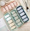 Dormitory Closet Organizer For Socks Home Separated Underwear Storage Box Multi Grids Socks Organizer Foldable Drawer Organizer