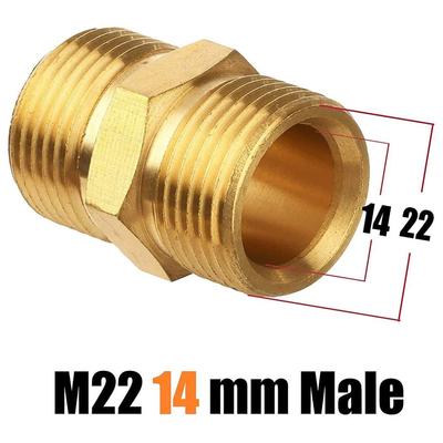 Соединитель для шланга мойки высокого давления M22 15 мм x M22 15 мм