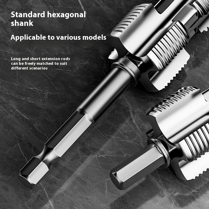 4Точки 6Точек Ppr Водопроводная Труба Открывалка Внутренней Резьбы Шестигранная Универсальная Для ПВХ Трубы Резьбонарезной Метчик Ручные Электродрели Ручной Инструмент
