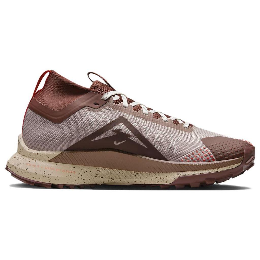 Nike React Pegasus Trail 4 Gore Tex Diffused Taupe Dark Pony Sail Picante Red Женские DJ7929-200