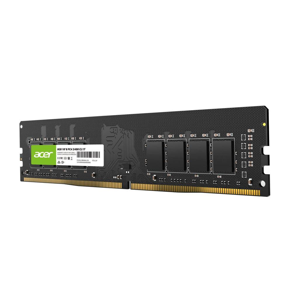 Память для настольного ПК Acer 8 ГБ DDR4 DRAM DIMM Официальный дистрибьютор Продукт PC4-19200 (DDR4-2400) УД100-8ГБ-2400-1Р8